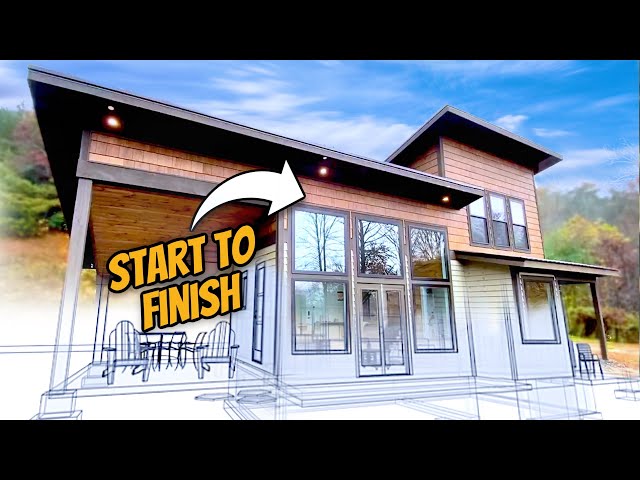 Complete Construction of a Modern Getaway Home
