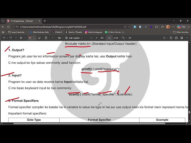 C Language Zero to Hero | Input & Output | Practical + Coding | Lecture 07