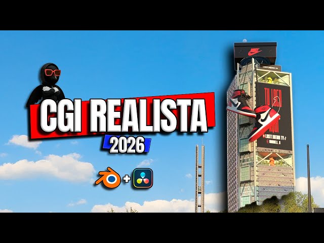 Cómo hacer  CGI realista en Blender (Tracking + Integración) | Tutorial completo