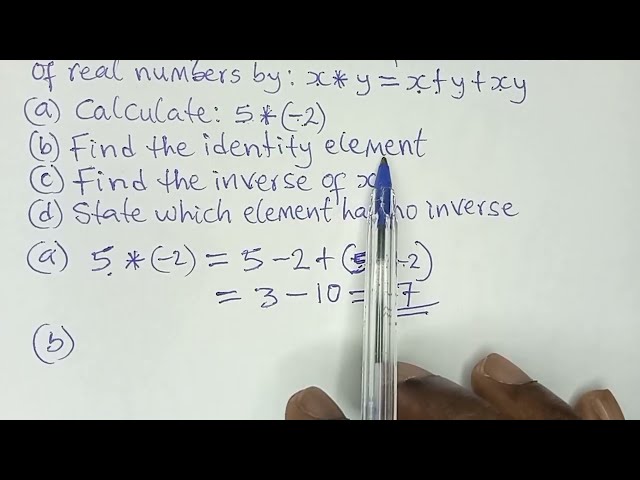 Binary Operations Simplified || Identity Element & Inverse
