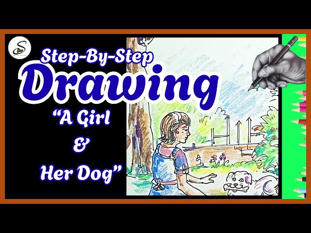 How to Draw A Beautiful Composition | Easy Composition Drawing For Beginners | #sketchmentor