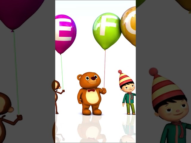 🎈ABC Balloons! Can You Say the Letters? 🔤🤩 #kids #fun #abc #babysong