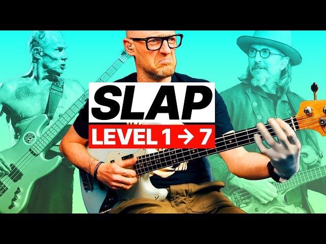 7 Bass Lines That Taught Me To SLAP (Easy to Pro)