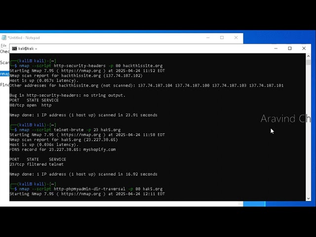 Lesson 248 Nmap Check for PHPMyAdmin Exposures