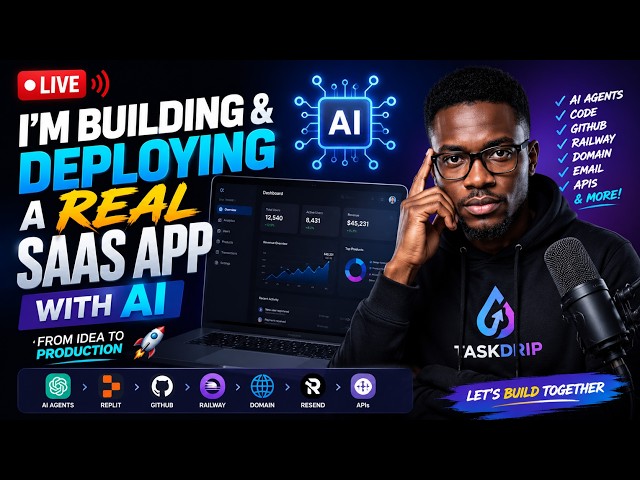 How to Build a SaaS App With AI - LIVE