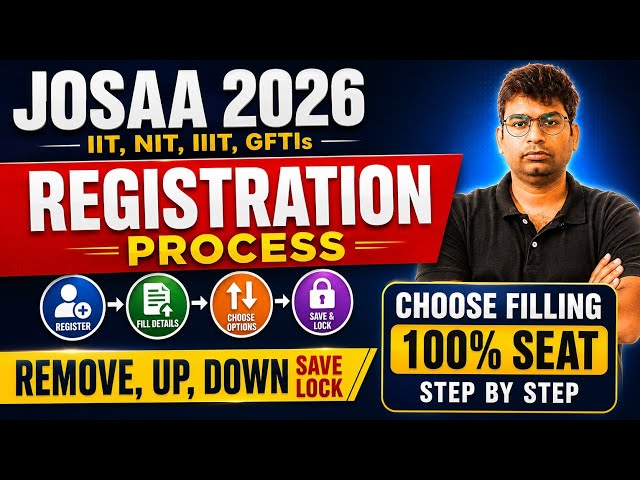 JOSAA Registration Full Process 2026 