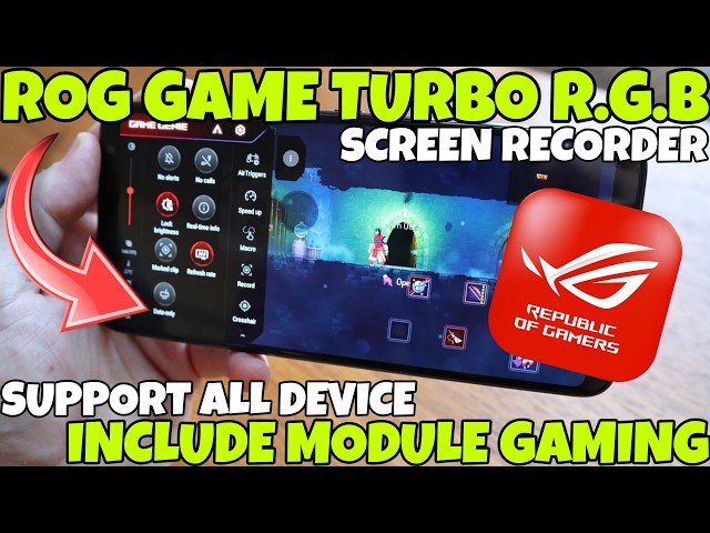 🔥 GAME TURBO ROG R.G.B EDITION 2026 – AUTO SMOOTH All Devices | Screen Recorder & Gaming Module 🚀
