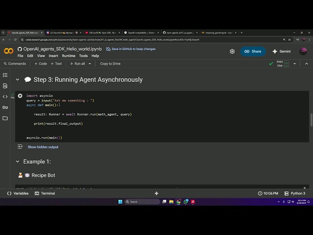 Lec:02 SDK Tutorial 2025: Run_Sync, Run & Run_Streamed Guide | Ahmad Hassan 👨‍🏫