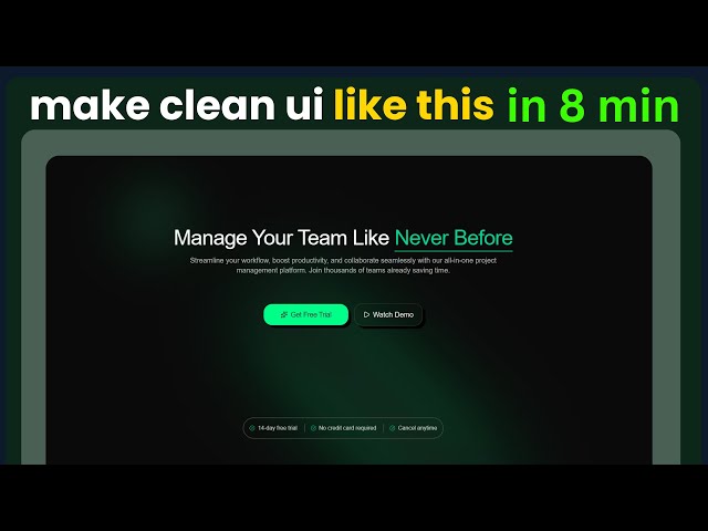 I Fixed This UGLY Landing Page in 8 Minutes