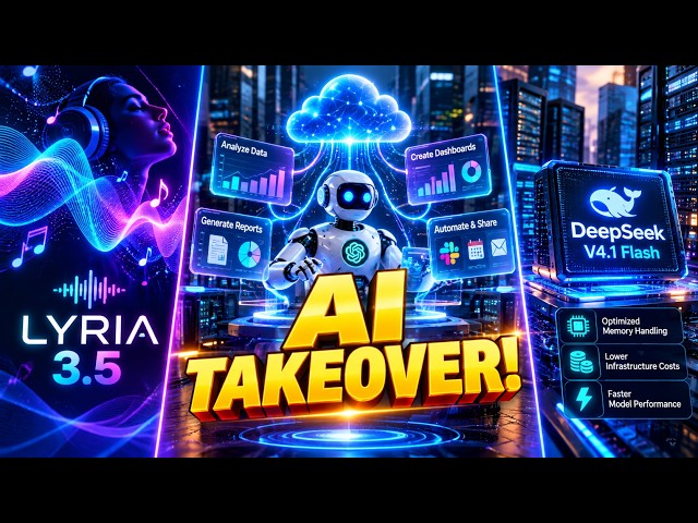AI Agents Just Changed EVERYTHING! Gemini Lyria 3.5, Claude Projects & DeepSeek Flash 🚀