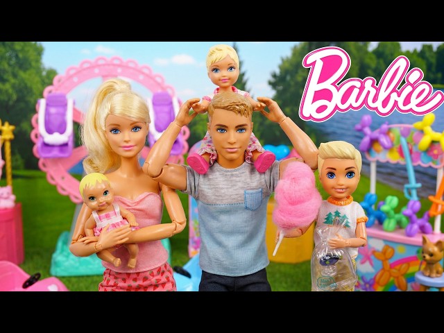 Barbie Doll Toddlers Outdoor Fair Rides & Carnival Story