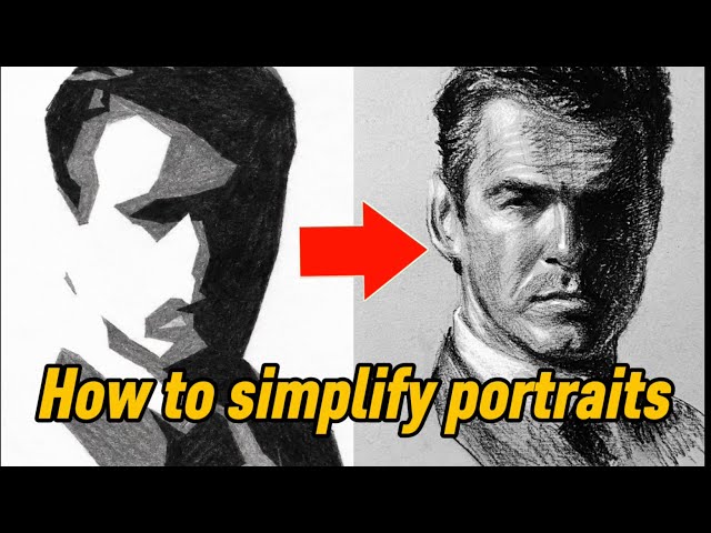 How to Simplify Portraits Into Simple Shapes