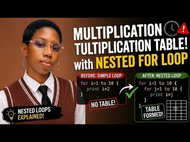 Master Nested 'for' Loops in 10 Minutes!