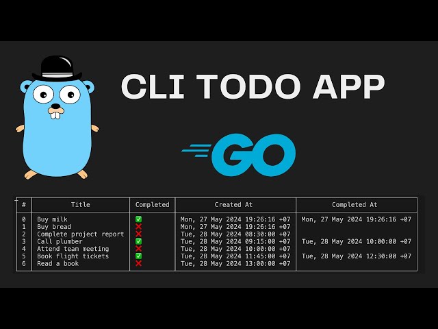 How to Build A CLI Todo App in Go