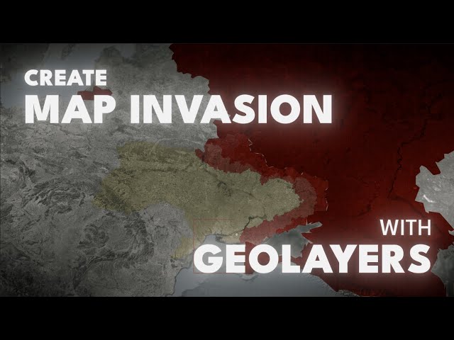 Animate Map Invasions in After Effects | Geolayers Plugin Guide | War Map Tutorial
