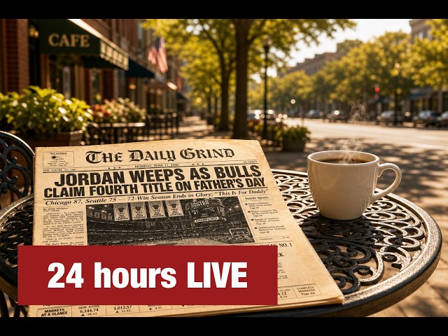 ☕ 24/7 Cafe Jazz Radio — Jazz Quartet for Work & Study | Cup of Coffee Live