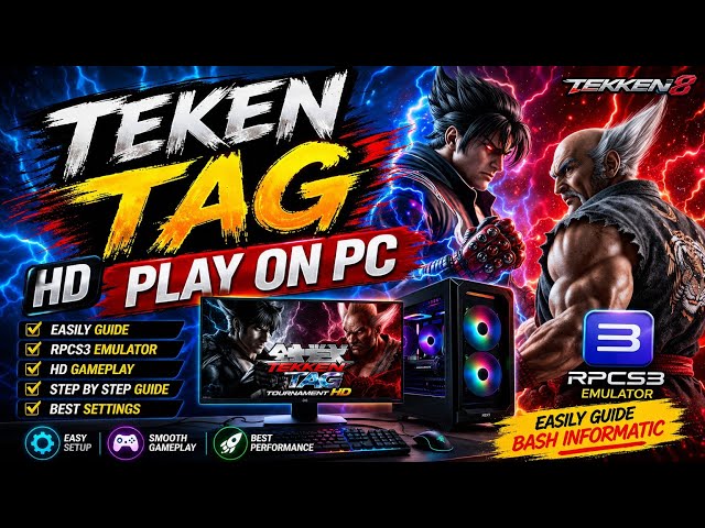 How to Play Tekken Tag Tournament on PC | Full Setup Guide in Hindi | RPCS3 Emulator