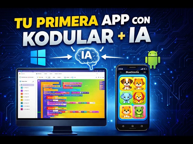 Crea tu PRIMERA APP 📱 Paso a Paso: Kodular + Imágenes con IA🤖 (Sin Programar)🚀