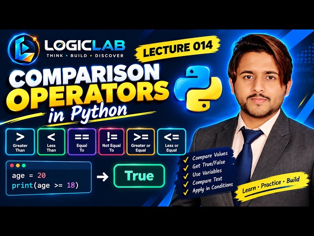 Python Mastery #014 — Comparison Operators Explained