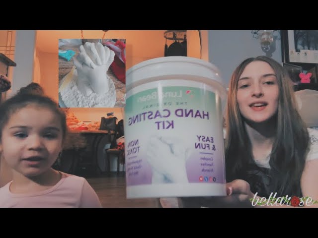 make a luna bean hand casting kit with me and laylah😁😁😁