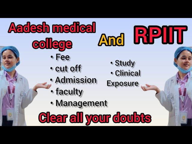Aadesh Kurukshetra and RPIIT Karnal data | Clear all your doubts | PGIMS Rohtak | Cet admissions