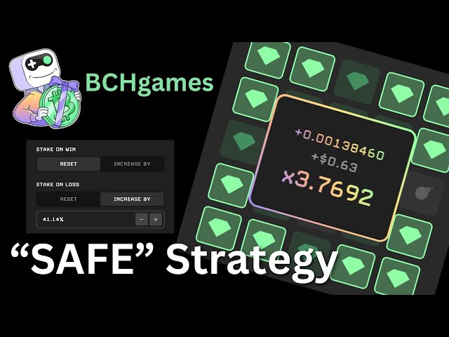 Testing a "Safe" Strategy on Mines! (BCHgames)