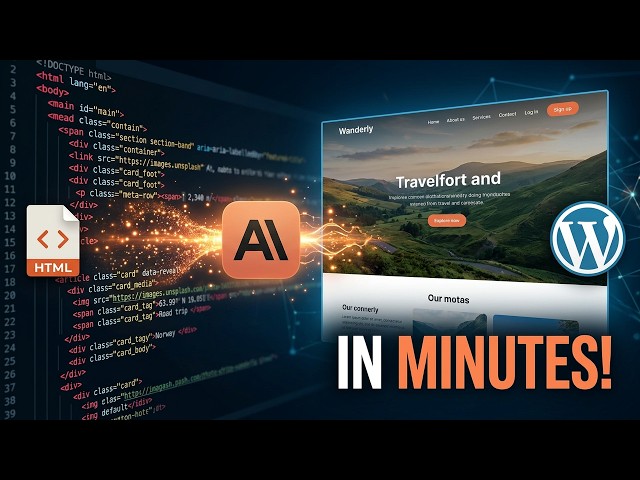 Convert HTML to WordPress Theme in Minutes with Claude