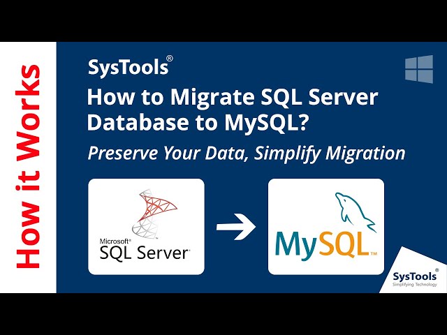 Migrate MSSQL to MySQL | Best SQL to MySQL Migration Tool