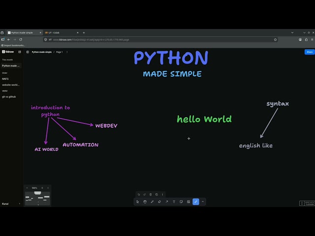 PYTHON MADE SIMPLE (PYTHON CRASH COURSE) PART-1 HELLO WORLD AND BASOC SYNTAX