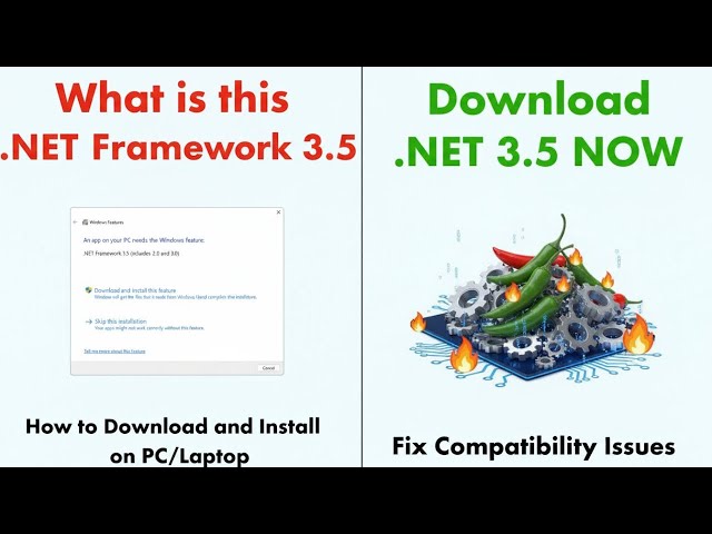 How to Download & Install .NET Framework 3.5 on Windows 11 (100% Working Method 2025)