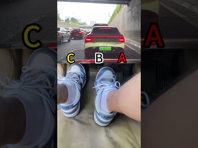 Manual car parking and starting skills!#car #driving #tips #drive #howto #tutorial #brake #how