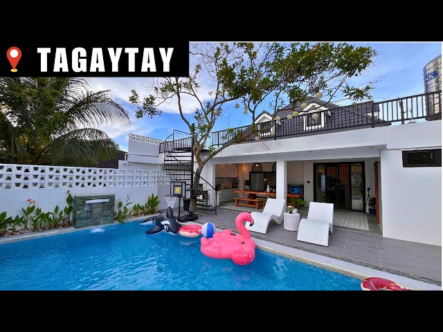 C Villa Tagaytay Staycation with heated Jacuzzi | Pet-friendly too!