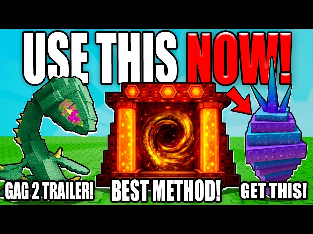 BROKEN METHOD TO REACH WAVE 100 IN WASP DUNGEON! GAG 2 TRAILER + NEW LEAKS... (Grow A Garden)
