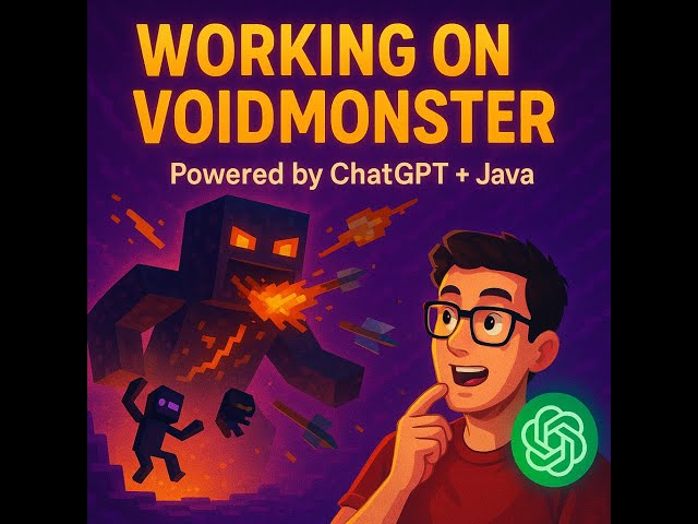 Building VoidMonster with ChatGPT | Learning Java Live — Metadata, TNT, and Void Logic