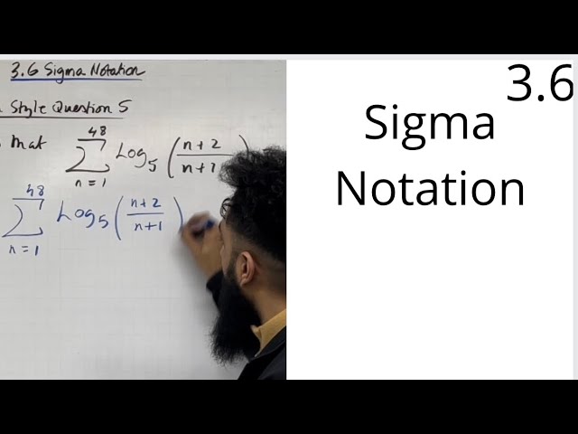 Edexcel A Level Maths: 3.6 Sigma Notation ( Summation, Geometric Series, Arithmetic Series)
