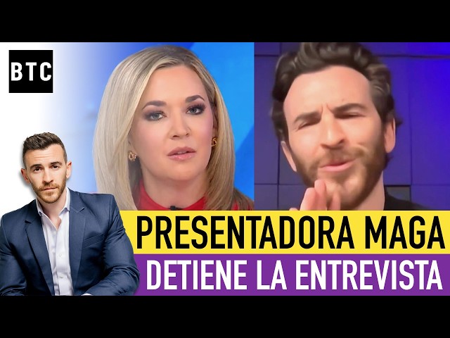 PRESENTADORA MAGA HUYE al ser confrontada por Brian Tyler Cohen