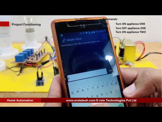 Home automation using IOT Engineering final year project