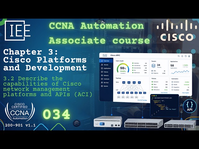 CCNA Automation (DEVASC 200-901) | DevNet Associate | 034 Cisco ACI Explained: Features & APIs