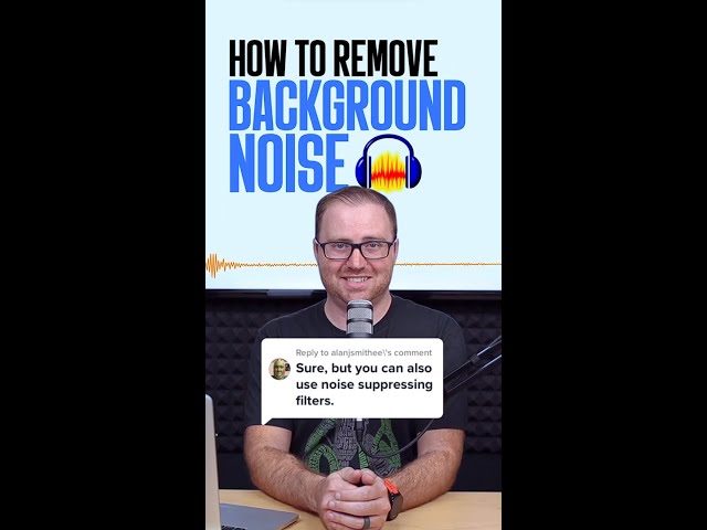 How to remove background noise with Audacity