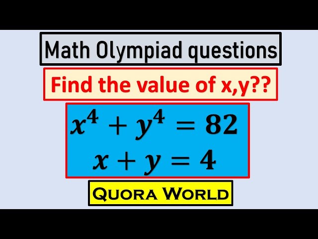 Math olympiad questions || viral math problem