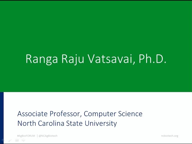 Ranga Raju Vatsavai, Ph.D. - Associate Professor, Computer Science, NC State University