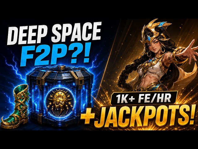 F2P Deep Space Farming?! Blue Cage + Sandlord (1K+ FE + Jackpots)