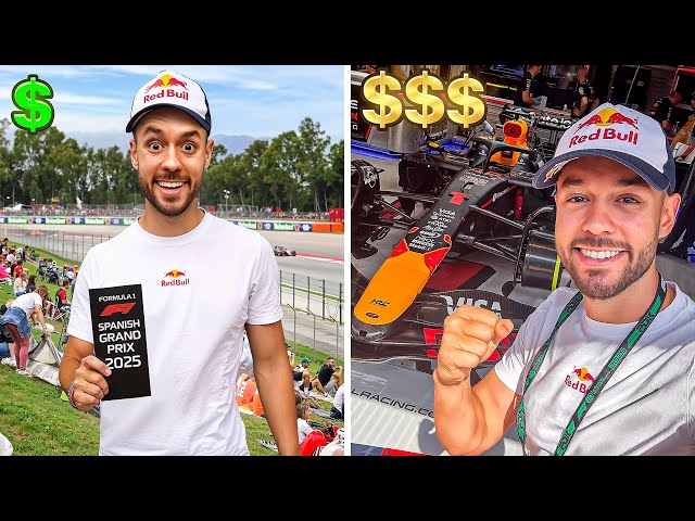 CHEAPEST F1 ticket vs THE MOST EXPENSIVE! Inside the BARCELONA GRAND PRIX