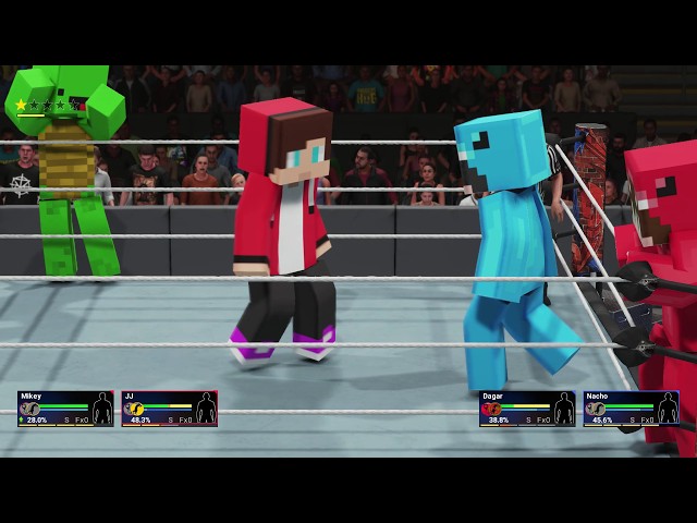 ¡Dagar y Nacho vs JJ y Mikey!