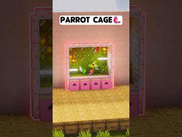 Minecraft Parrot Cage🦜