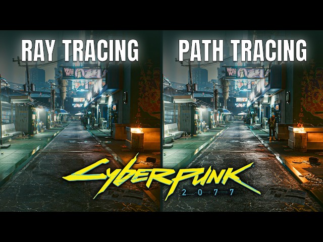 Cyberpunk 2077 |  Ray Tracing vs Path Tracing | Graphics Comparison