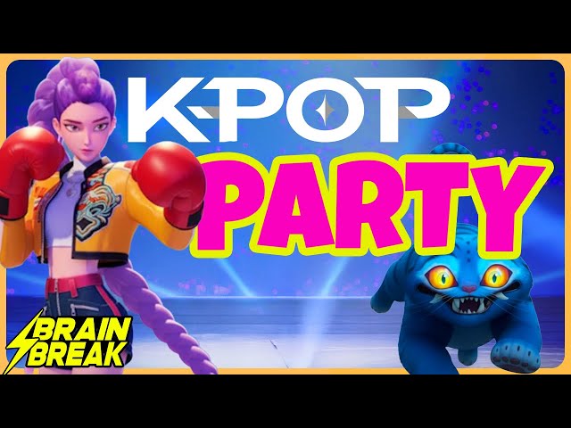 K-Pop Brain Break Party ⚡️ Floor is Lava Run for Kids ⚡️ Jump Battle ⚡️ Olympics ⚡️ Demon Hunters