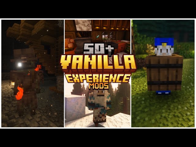 50 MEJORES MODS que mejoran la experiencia Minecraft VANILLA 1.20.1 - 1.21.1 (Forge & Fabric) | 2024