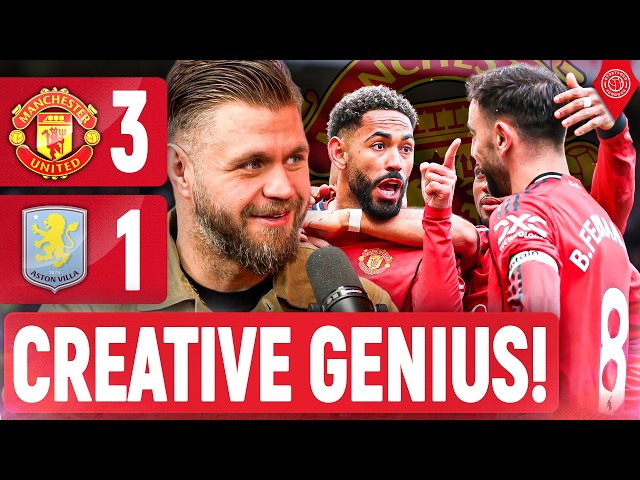 "Bruno Will Get The ALL-TIME Record!" | Stephen Howson REACTS! | Manchester United 3-1 Aston Villa