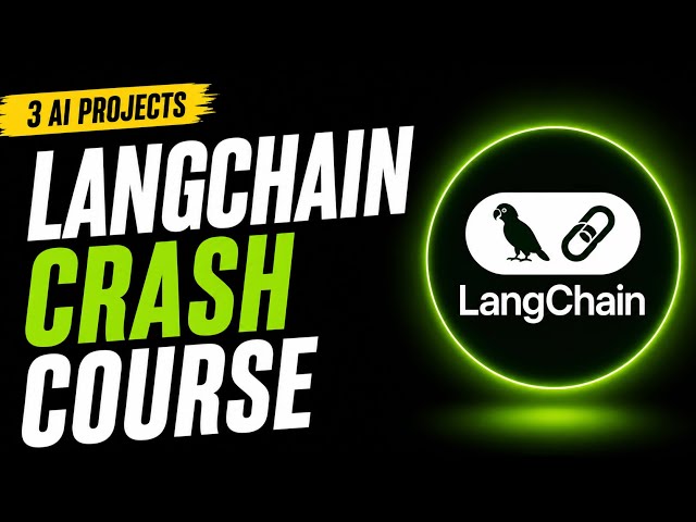 Learn LangChain in 50 Minutes | Build 3 AI Projects for FREE (2026)